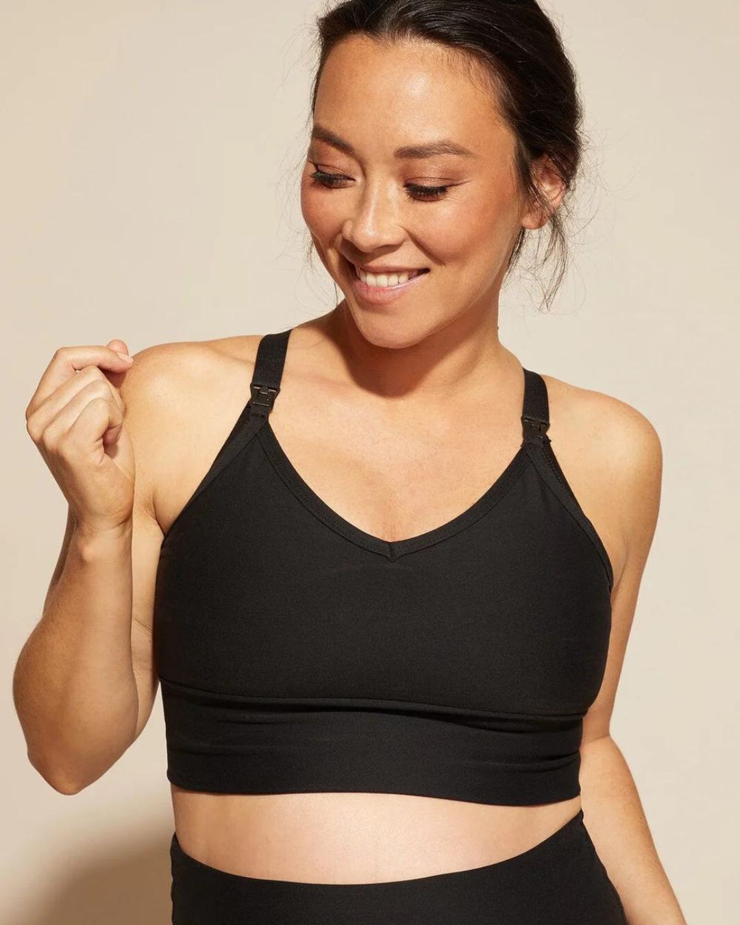 DK Active Chloe Maternity Activewear Crop Black - Small