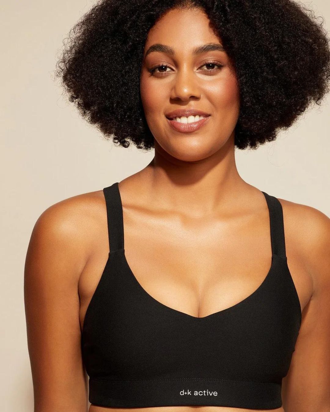 DK Active Say Something Crop Black - Small