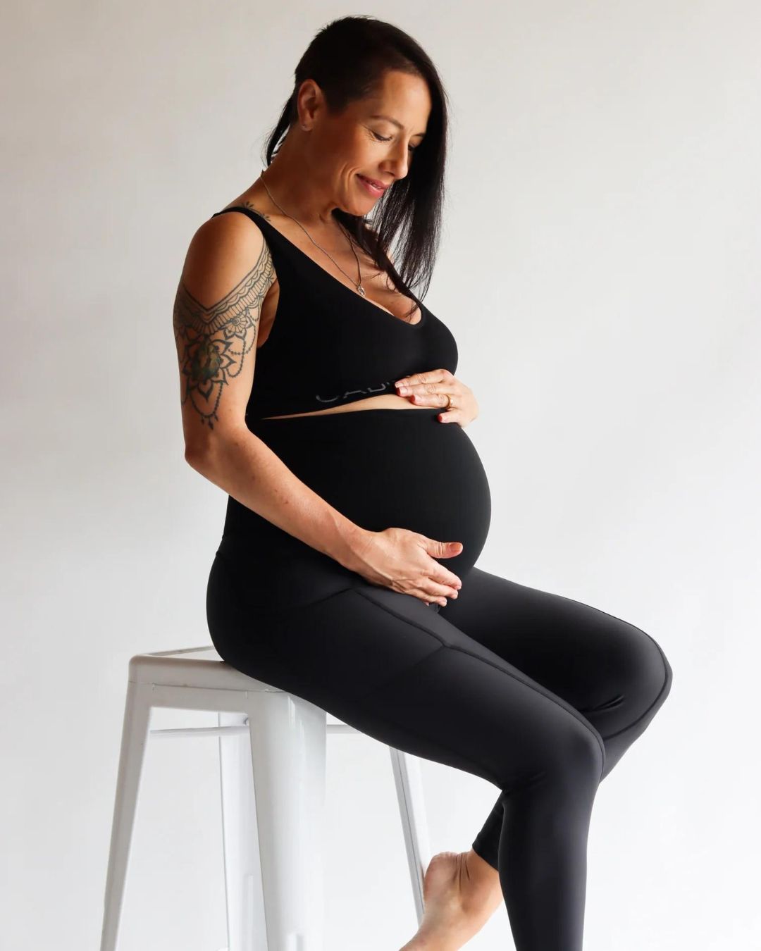 Maternity Leggings - Classic 7/8 Length w Pockets
